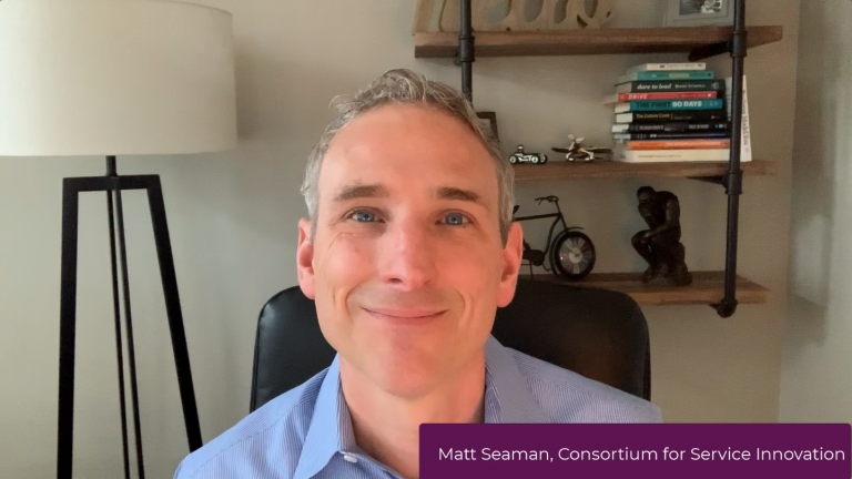 Matt Seaman, Consortium for Service Innovation