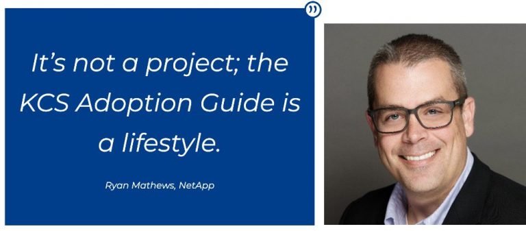 It's not a project; the KCS Adoption Guide is a lifestyle."