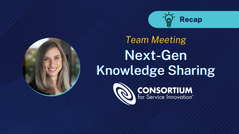 Next-Gen Knowledge Sharing: meeting recap