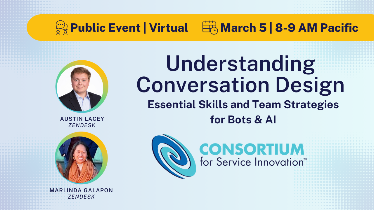 conversation-design Understanding Conversation Design, March 5, 2023 at 8 am Pacific
