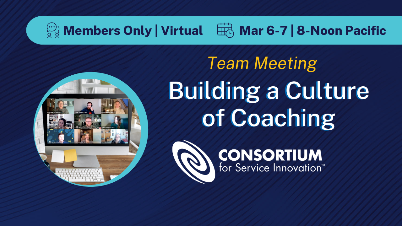 Building a Culture of Coaching team meeting: 6-7 March 2024 from 8 am to noon Pacific.