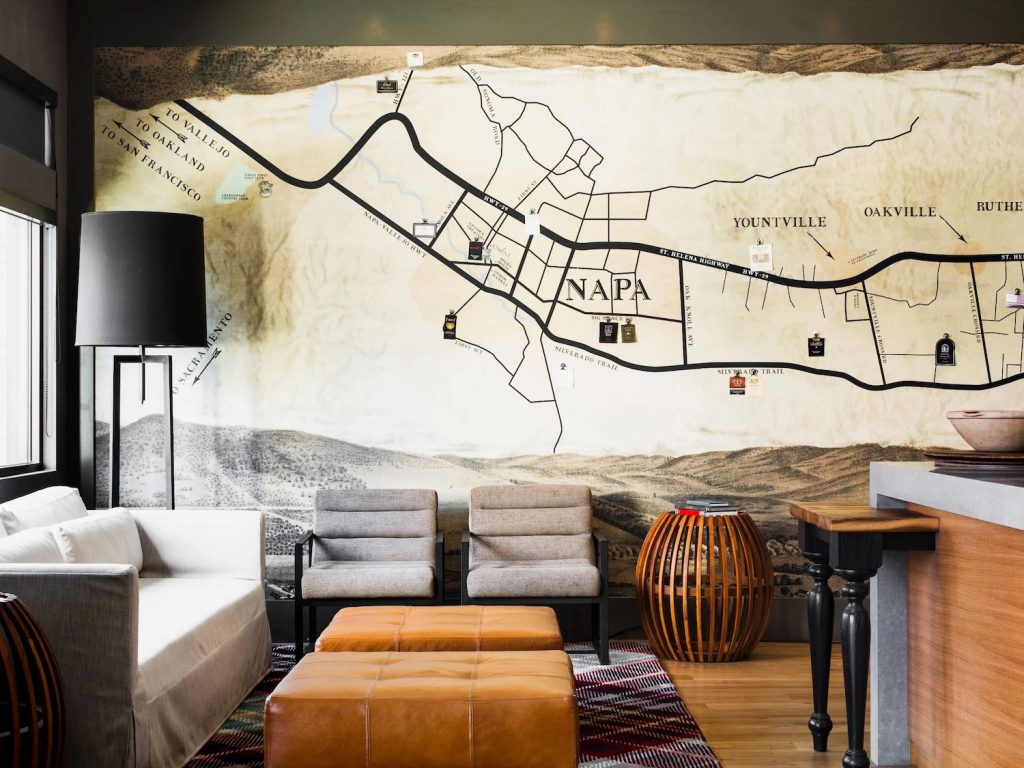 Lobby of the Andaz Napa