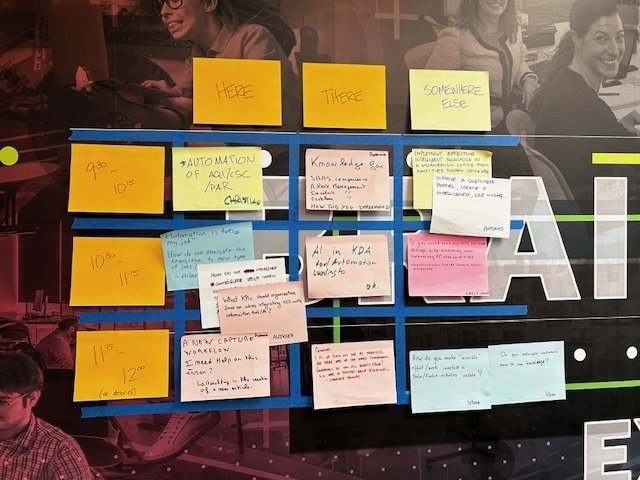 Open Space board Barcelona October 2024