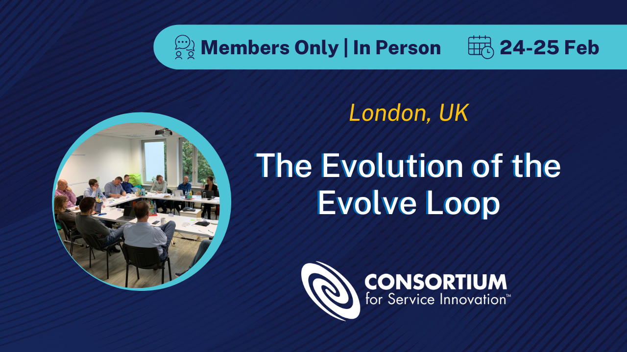 The Evolution of the Evolve Loop: in person in London.