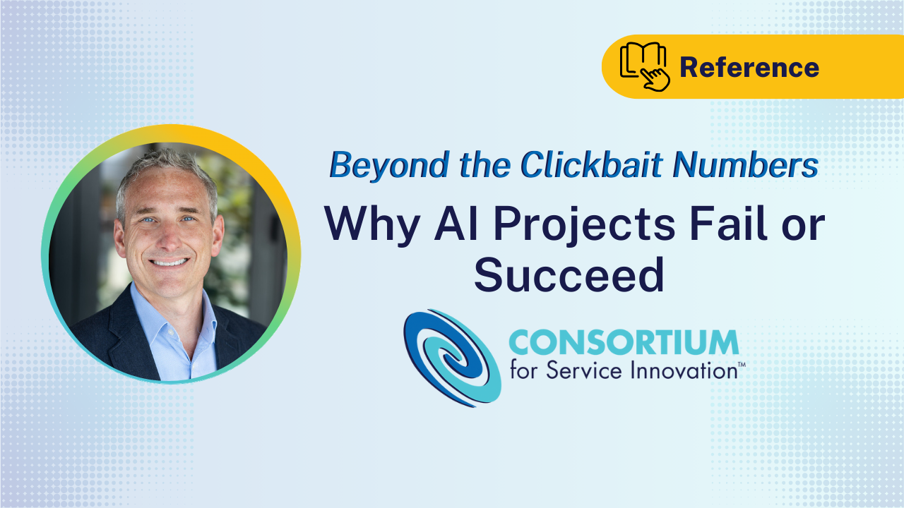 Why AI Projects Fail or Succeed