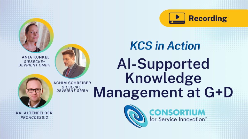 Recording and recap: AI-Supported Knowledge Management at G+D