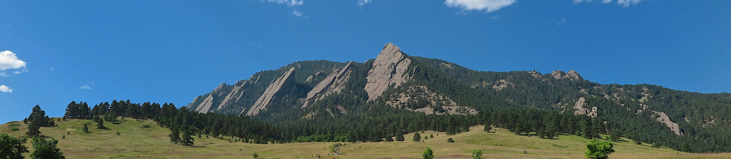 Flatirons in Boulder, Colorado