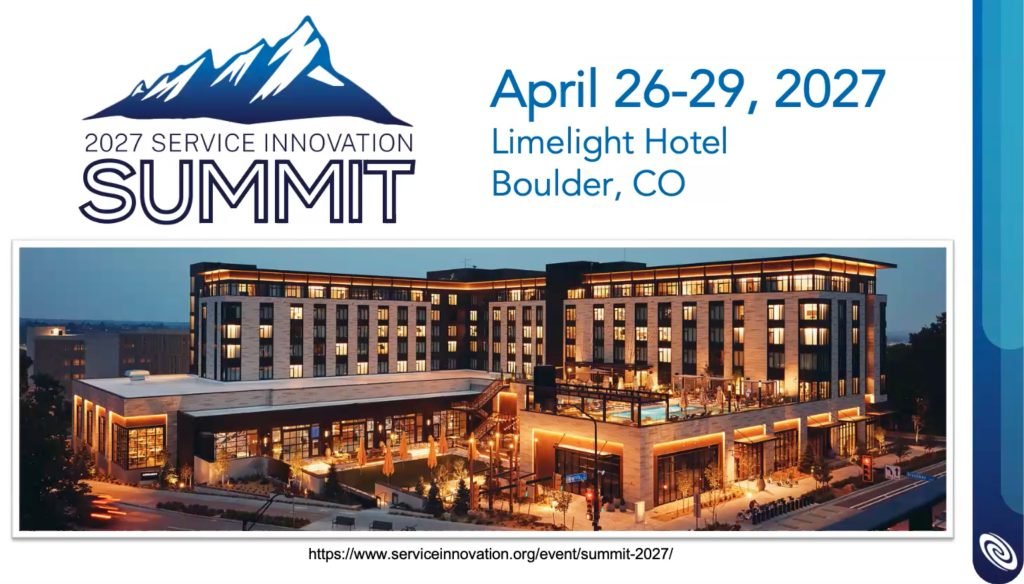 Service Innovation Summit 2027