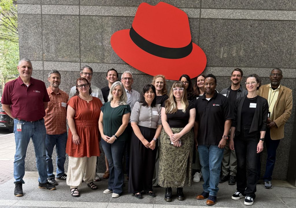 Members at an Innovation Lab hosted at Red Hat